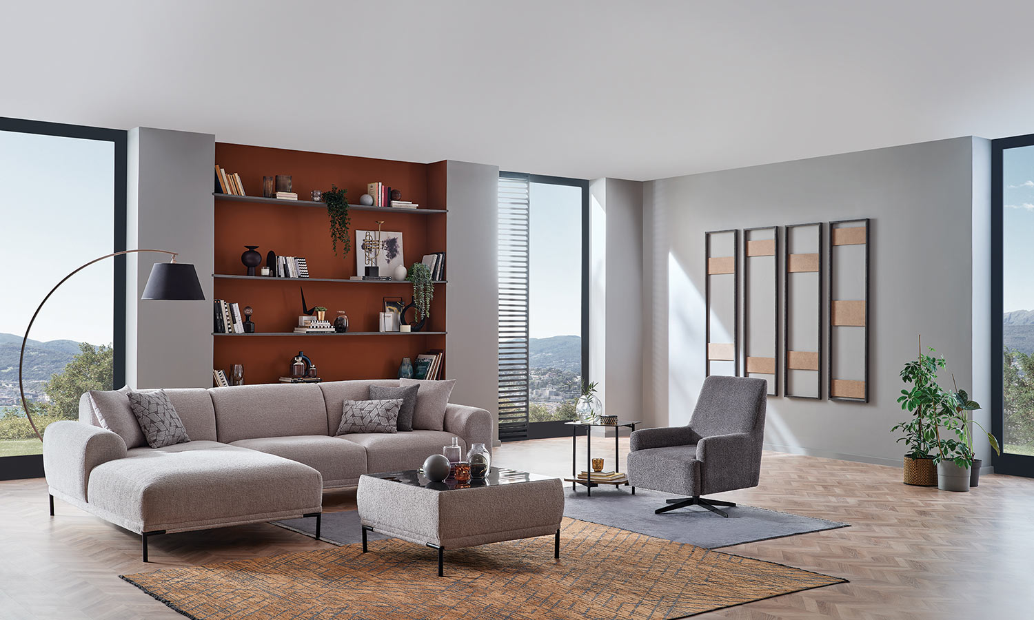 Marlet Corner Sofa Set