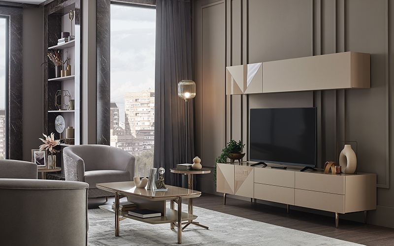 Klasik ve Modern Tarzın Buluştuğu Yeni Sezon TV Üniteleri